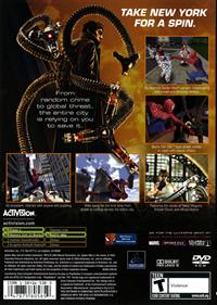 Spider-Man 2 - Box - Back Image