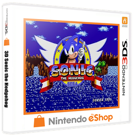 3D Sonic the Hedgehog - Box - 3D