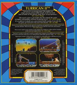 Turrican II: The Final Fight - Box - Back Image