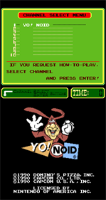 Yo! Noid - Screenshot - Game Title Image