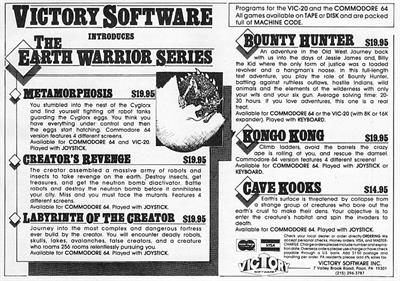 Labyrinth of the Creator - Advertisement Flyer - Front Image