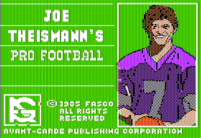 Joe Theismann's Pro Football - Screenshot - Game Title Image