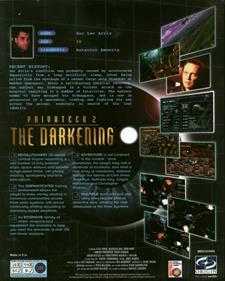 Privateer 2: The Darkening - Box - Back Image