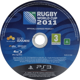Rugby World Cup 2011 - Disc Image