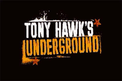 Tony Hawk's Underground - Screenshot - Game Title Image