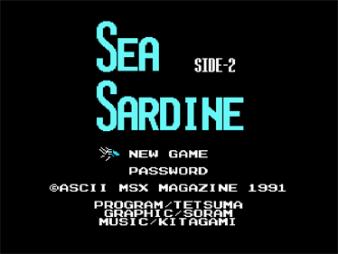 Sea Sardine - Screenshot - Game Title Image