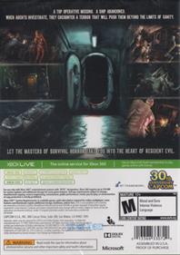 Resident Evil: Revelations - Box - Back Image