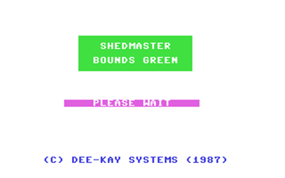 Shedmaster Bounds Green - Screenshot - Game Title Image