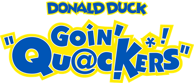Disney's Donald Duck: Goin' Quackers - Clear Logo Image