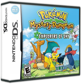 Pokémon Mystery Dungeon: Explorers of Sky - Box - 3D Image