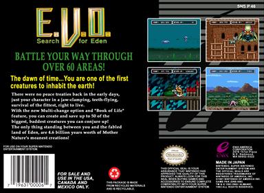 E.V.O.: Search for Eden - Box - Back - Reconstructed