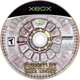 Gauntlet: Dark Legacy - Disc Image