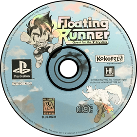 Floating Runner: Quest for the 7 Crystals - Disc Image