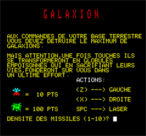 Galaxion - Screenshot - Game Title Image