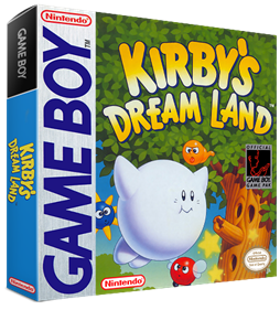 Kirby's Dream Land - Box - 3D Image