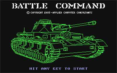 Battle Command (Applied Computer Consultants) - Screenshot - Game Title Image