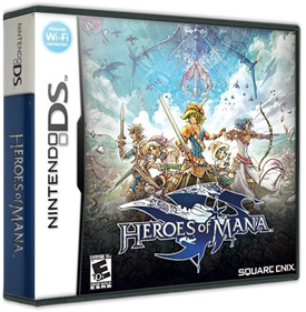 Heroes of Mana - Box - 3D Image