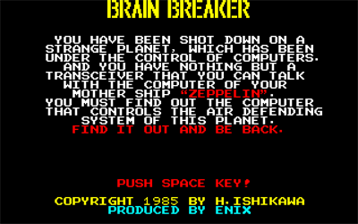 Brain Breaker - Screenshot - Game Title Image
