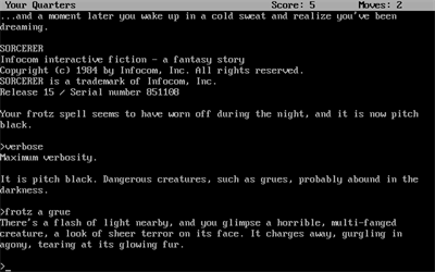 Sorcerer - Screenshot - Game Title