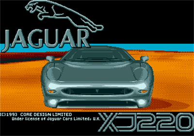 Jaguar XJ220 - Screenshot - Game Title Image