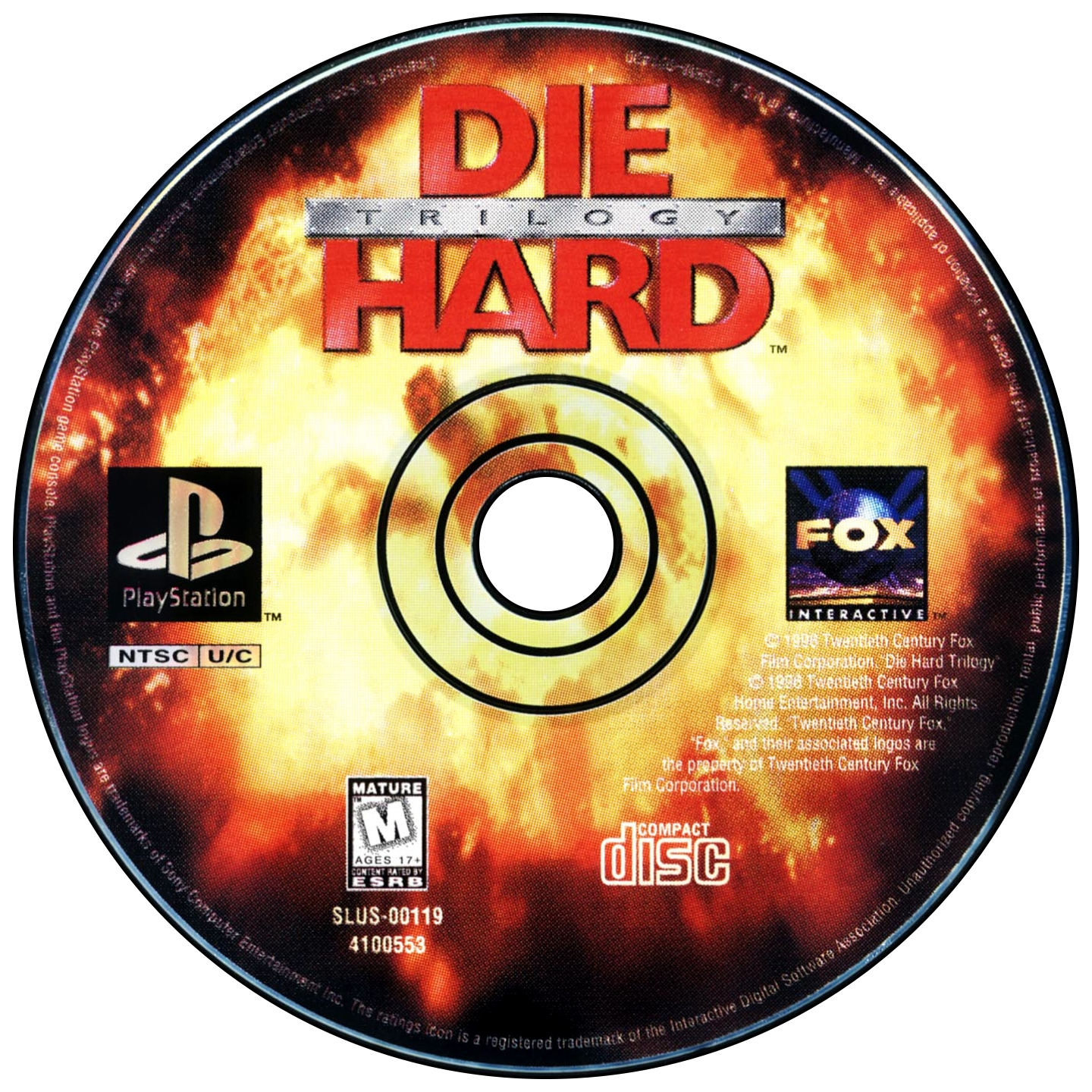 Включи игра диск. Die hard Trilogy ps1 обложка. Die hard Trilogy 2 CD ps1. Крепкий орешек ps1. Die hard Trilogy ps1 Pal.