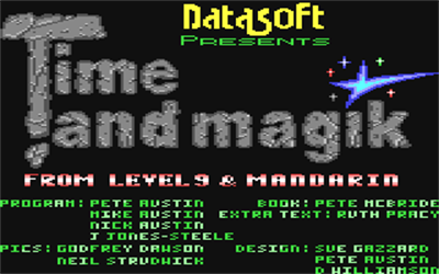 Time and Magik - Screenshot - Game Title Image