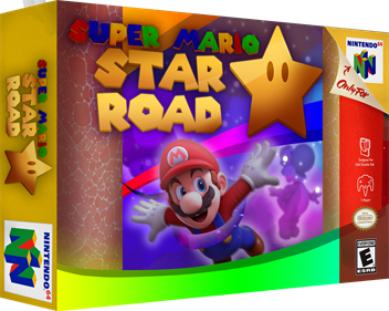 Super Mario: Star Road - Box - 3D Image