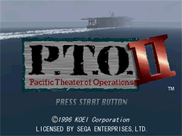 P.T.O.: Pacific Theater of Operations II - Screenshot - Game Title Image