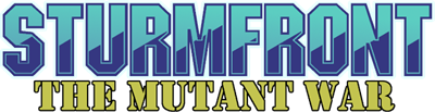 SturmFront: The Mutant War: Ubel Edition - Clear Logo Image