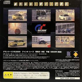Gran Turismo 2000 - Box - Back Image
