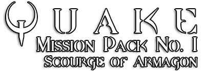 Quake Mission Pack 1: Scourge of Armagon - Clear Logo Image