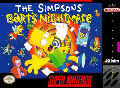 The Simpsons: Bart's Nightmare - Box - Front - Reconstructed Image