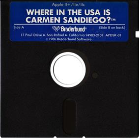 Where in the U.S.A. is Carmen Sandiego? - Disc Image