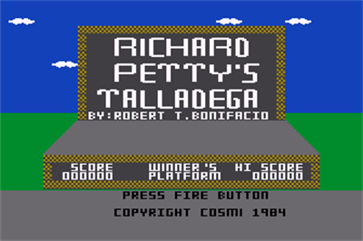 Richard Petty's Talladega - Screenshot - Game Title Image