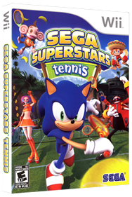 SEGA Superstars Tennis - Box - 3D Image