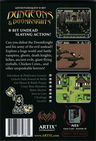 Dungeons & Doomknights - Box - Back Image