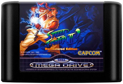 Street Fighter II': Remastered Edition - Cart - Front Image