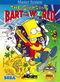 The Simpsons: Bart vs. the World - Fanart - Box - Front Image