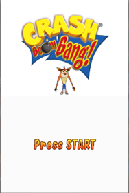 Crash Boom Bang! - Screenshot - Game Title Image