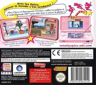 Totally Spies! 3: Agents Secrets - Box - Back Image