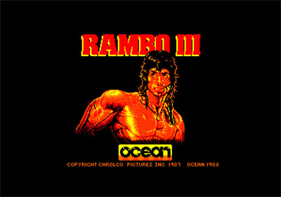 Rambo III - Screenshot - Game Title
