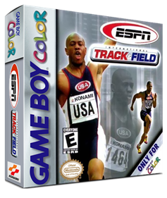 ESPN International Track & Field - Box - 3D Image