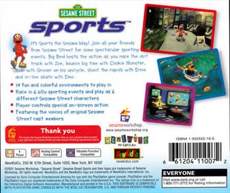 Sesame Street Sports - Box - Back Image