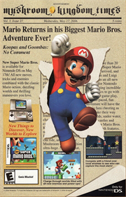 New Super Mario Bros. - Advertisement Flyer - Front Image