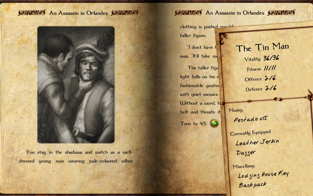 Gamebook Adventures 1: An Assassin in Orlandes
