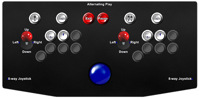 Thunder Hoop - Arcade - Controls Information Image