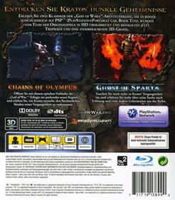 God of War Origins Collection - Box - Back Image