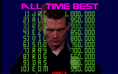 Terminator 2: Judgment Day - Screenshot - High Scores Image