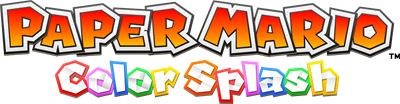 Paper Mario: Color Splash - Clear Logo Image