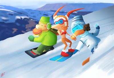 Snowboard Kids Plus - Fanart - Background Image